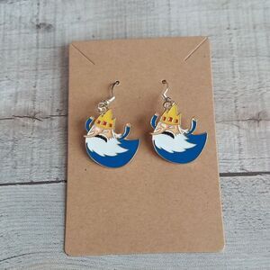 Adventure Time Earrings Ice King